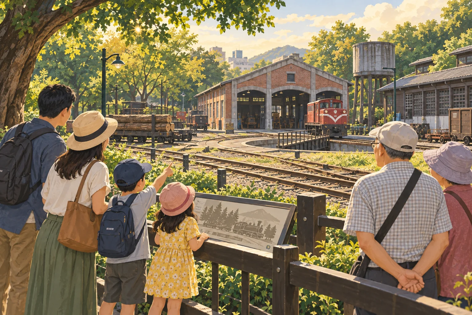 嘉義車庫園區在忙什麼？凌子楚行腳第65天走進阿里山林鐵維修基地