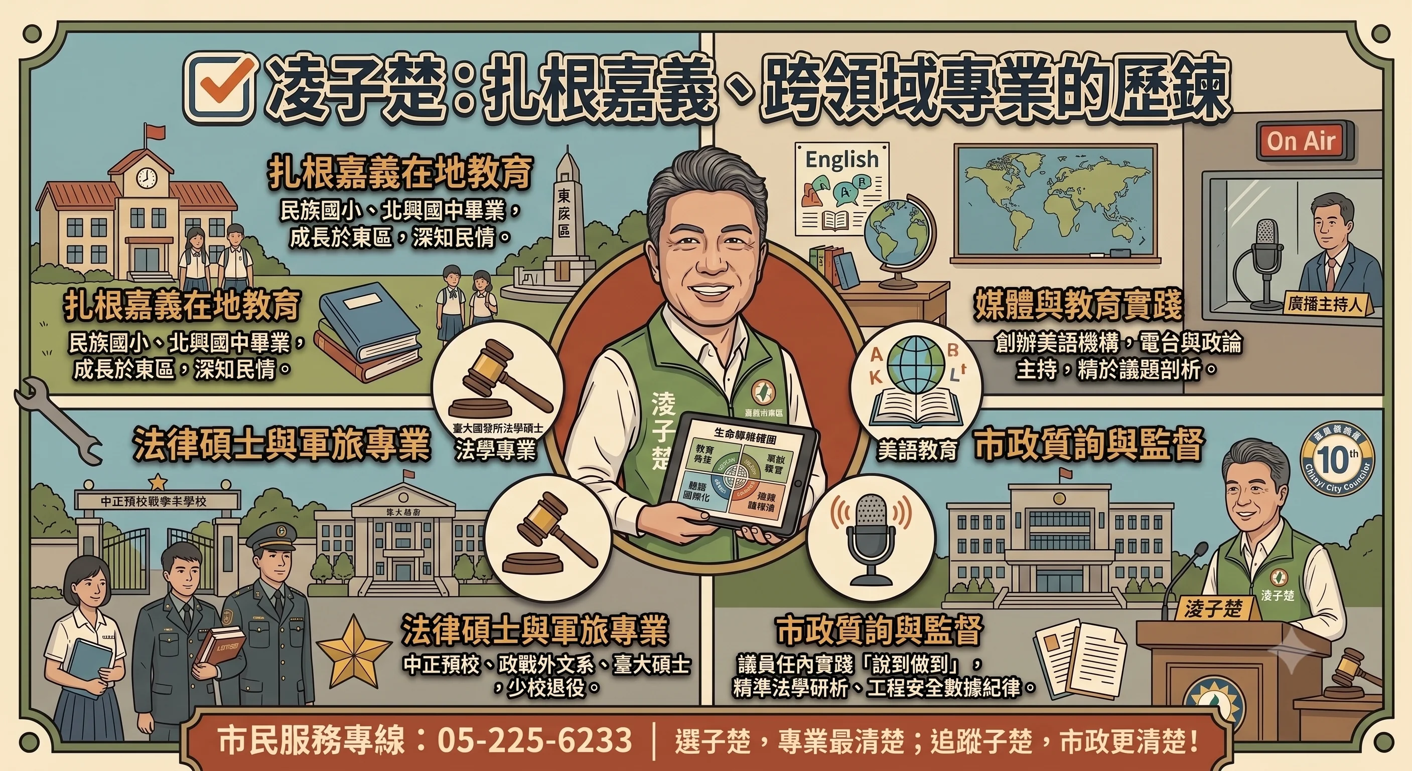 跨界法學與教育！凌子楚的完整學歷與跨領域工作經歷解析