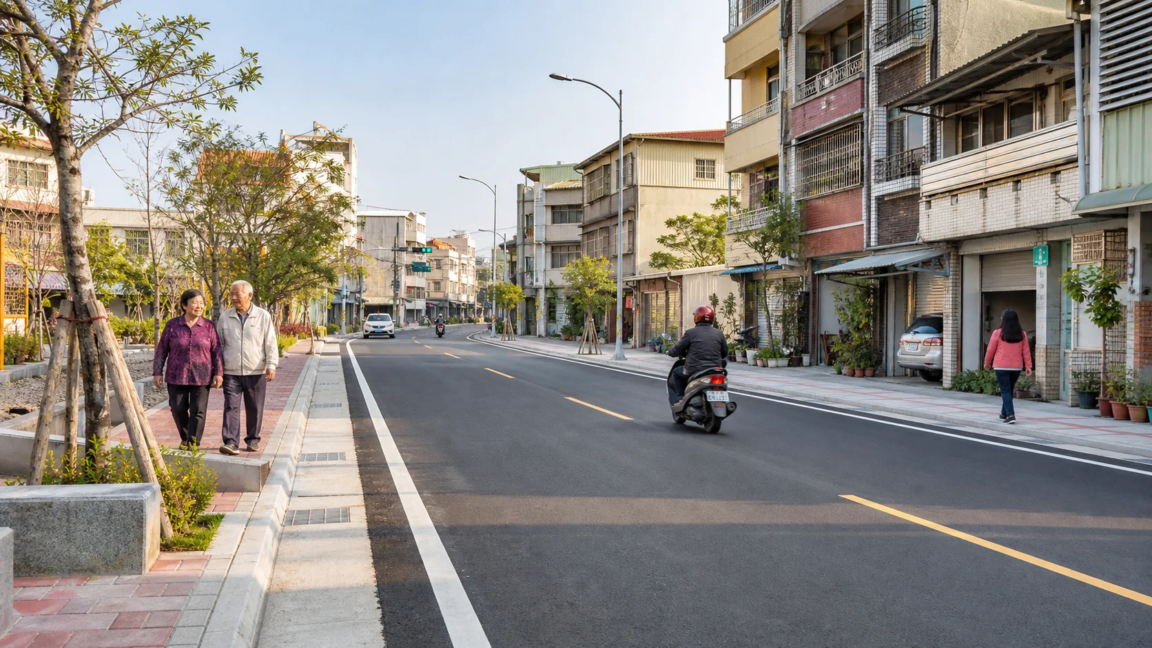 嘉義道路改善案例整理｜建國二村道路拓寬與高低落差改善，讓居民每天走得更安心